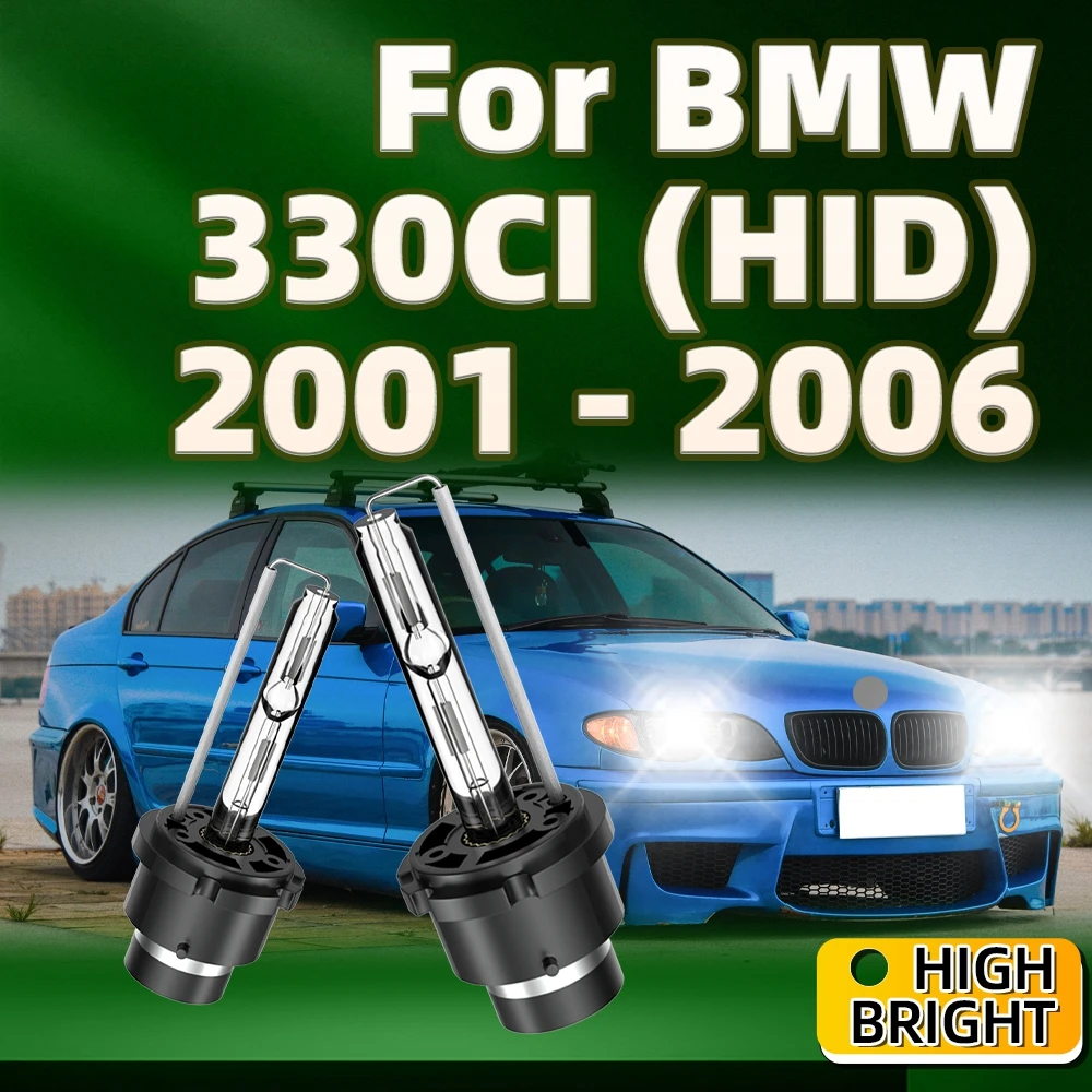 

2pcs 35W D2S Xenon HID 6000K 10000K Car Headlight Replacement Original Bulb For BMW 330CI 2001 2002 2003 2004 2005 2006