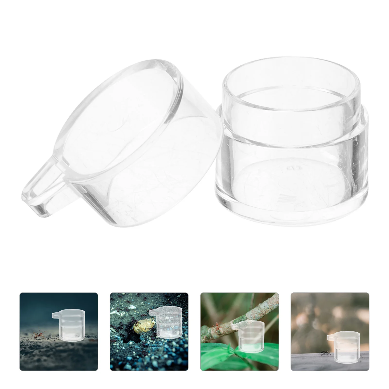 

Ants Water Feeder Transparent Acrylic Mini Liquid Feeder For Nest Insect Water Bowl Feeding Container Habitat Accessory