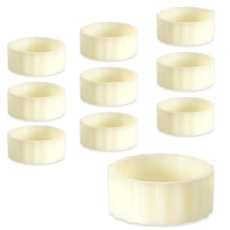 B03C-Upright Candle Grips 10 Pieces Taper Bougie Stabilizer Candle Stick Grippers For Dinner Table Birthday Party Restaurant B