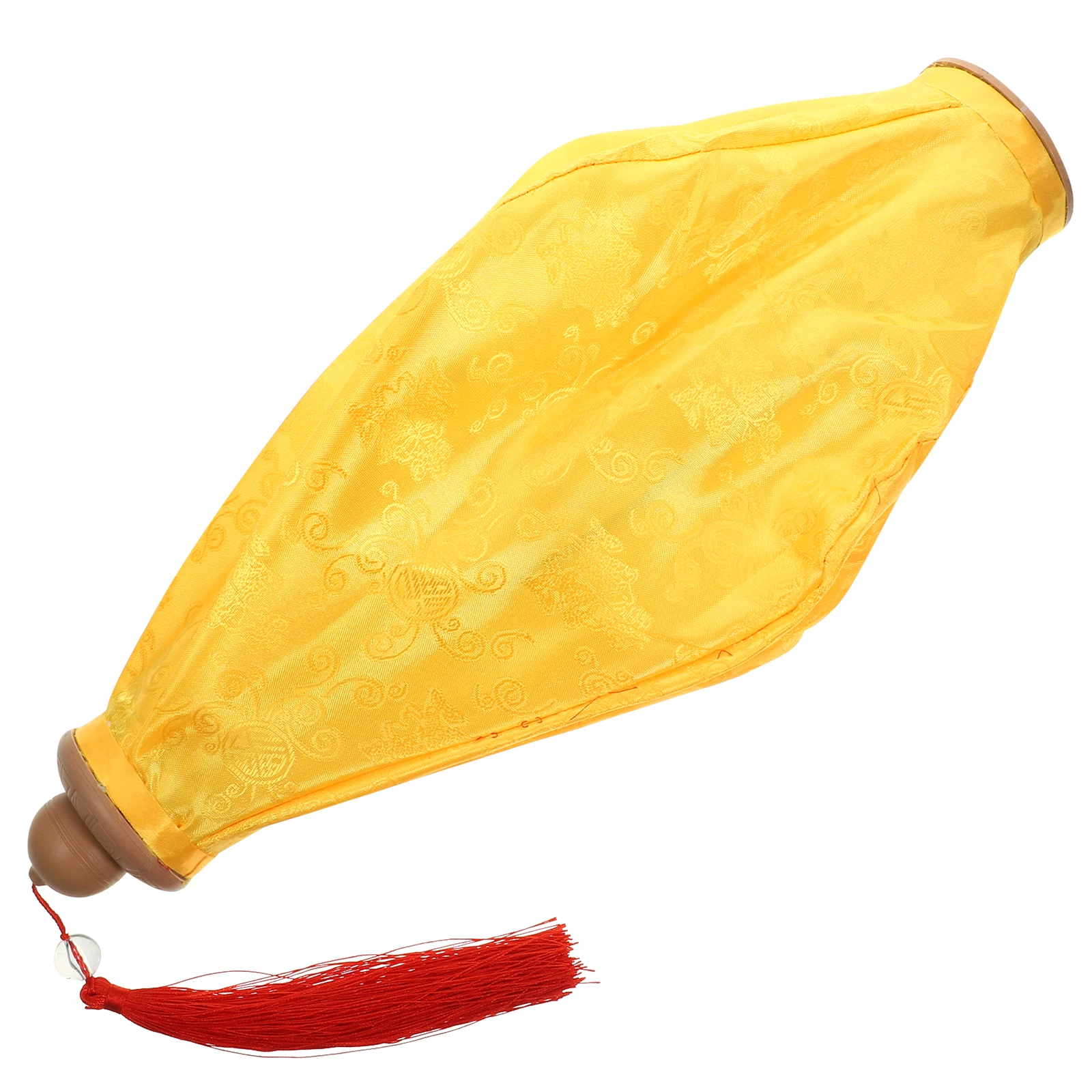 

Diamond Lampshade 12 Inch Yellow Vietnamese Lantern Silk Decor Outdoor Festivals New Year Solar Lighting