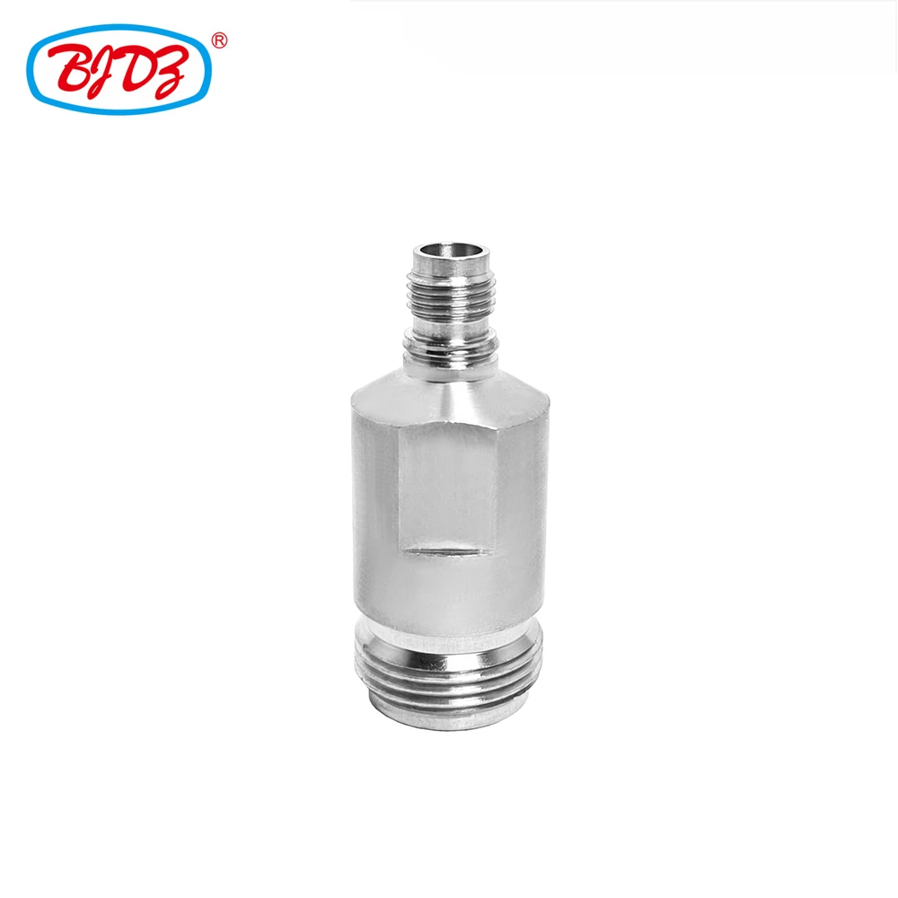 Free Shipping 1PC 2.4mm Female to N Female Stainless Steel Millimeter Microwave Connector