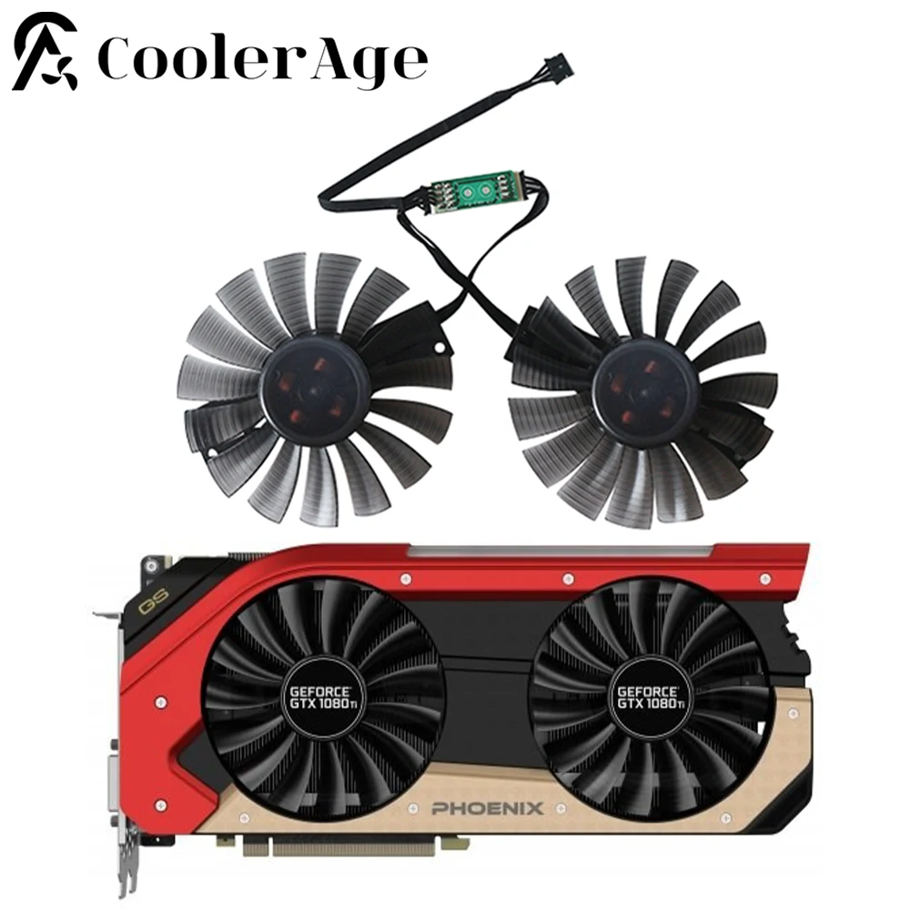 N ew per Gainward GTX1060 GTX1070 GTX1070Ti GTX1080 GTX 1080Ti scheda grafica sostitutiva GPU Fan muslim12 V 0.55A 4Pin