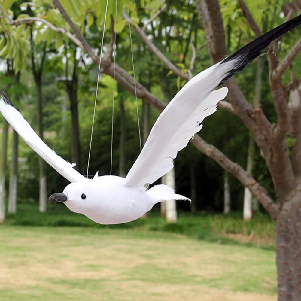 Realistic Seagull Artificial Birds High Simulation Garden Decoration Mall Event Display Fade Resistant Natural Decorative Bird
