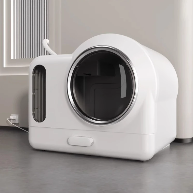 

Deodorant cat litter basin oversized fully enclosed extra large odorant-proof exhaust cat litter basin cat toilet