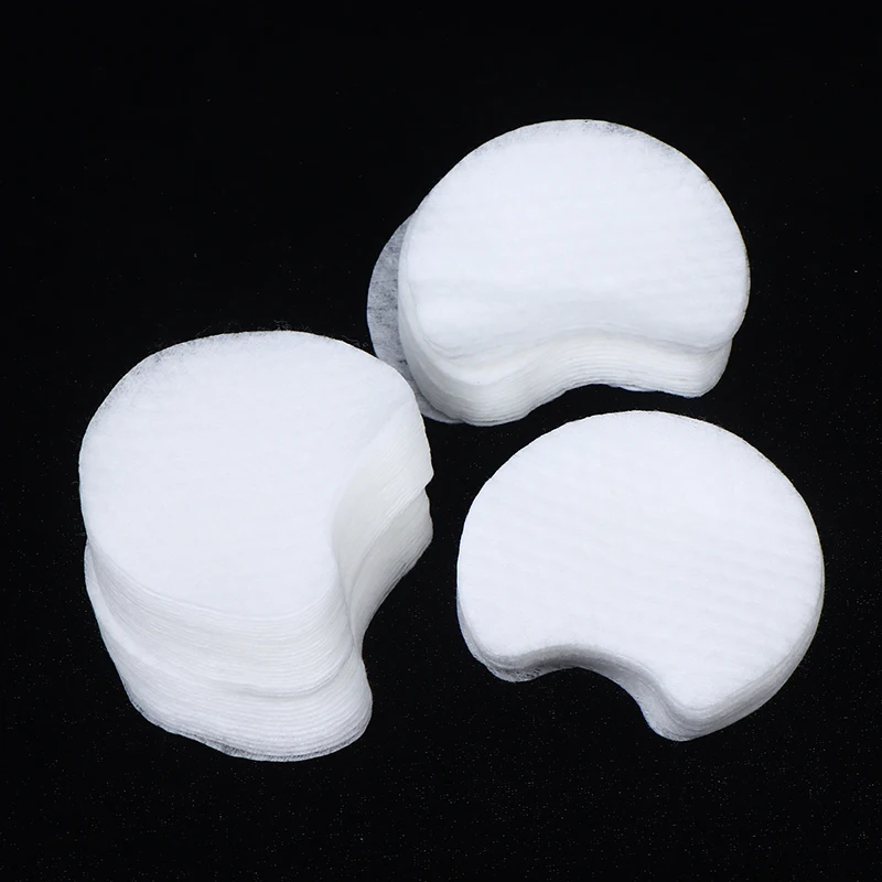 60/300/600pcs Disposable Makeup Cotton Pad Soft Pearl Notched Design Facial Cleaning Wipes Makeup Remover Cosmetic Tool