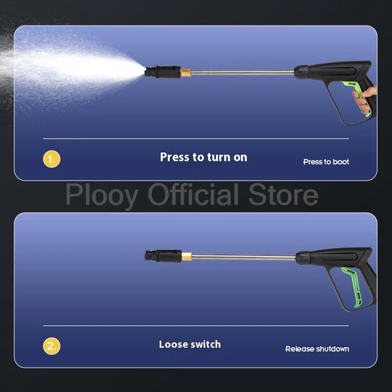 New 1400W Portable High Pressure Car Washer Self Priming Multi Scenario Home Use Handheld Pressure Washer for Car Yard Cleaning