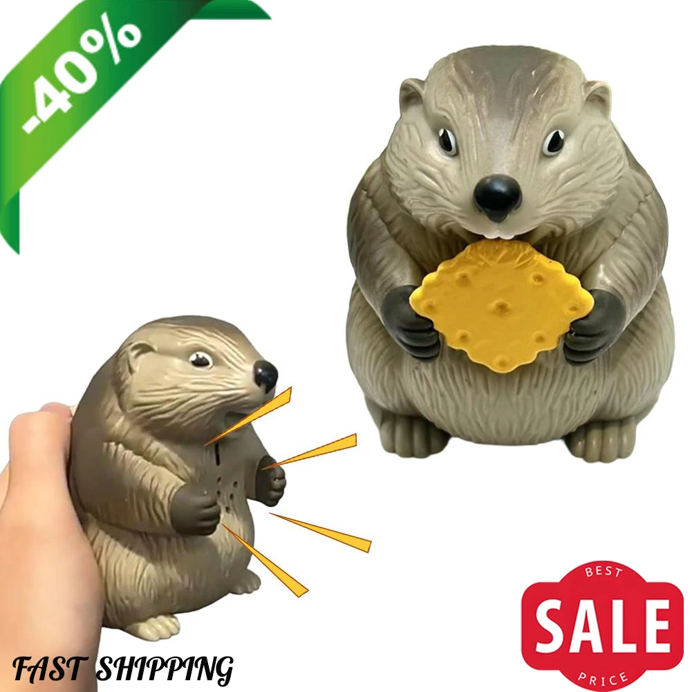 

Кричащая игрушка-землянок, пластиковая игрушка, которая робить звуки, когда вы взять печенье, забавный подарок в виде животного для детей, друзей