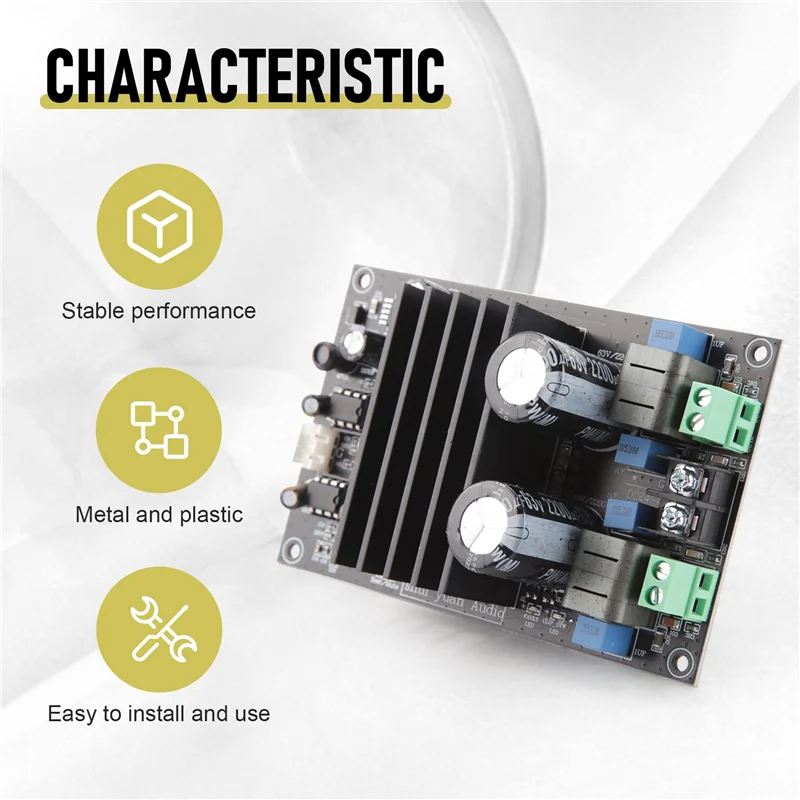 

B30C-TPA3255 Amplifier Board Quick Response High Power Plug Play Metal Practical Audio Amplifier Module For Speaker