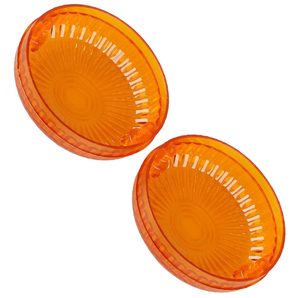 2Pcs Motorcycle Amber/Smoke/Clear Turn Signal Light Indicator Lens Cover For Yamaha V-Star 1100 650 Royal Star V-Max Cruisers