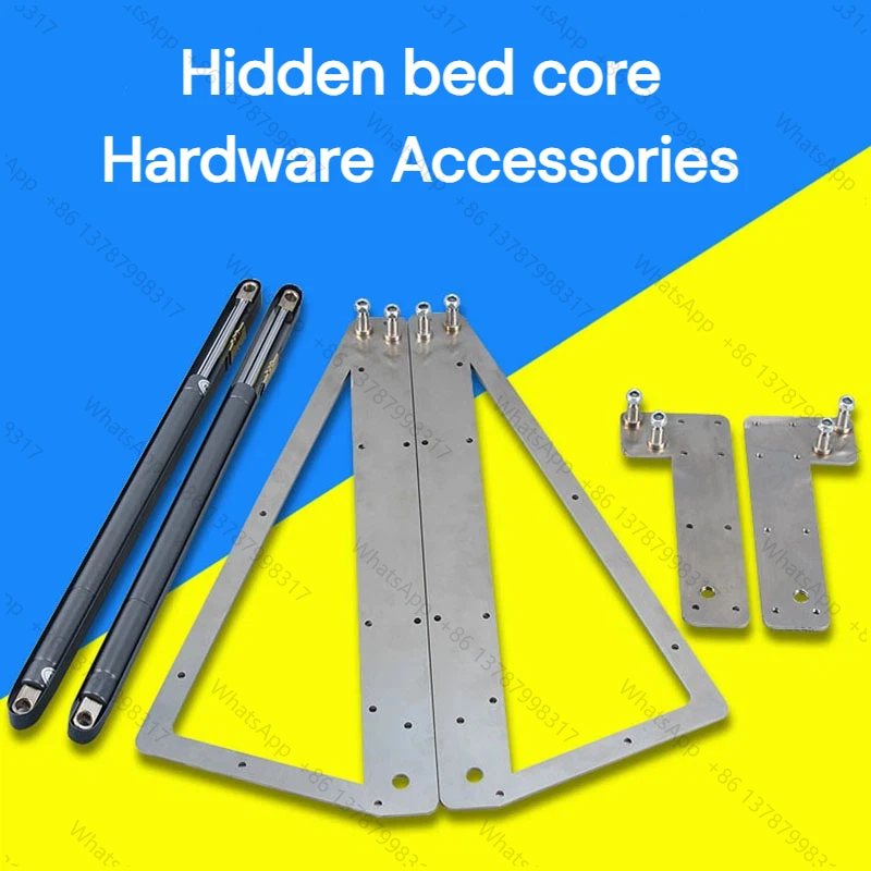 DIY Murphy Wall Mechanism Hydraulic hinge Hidden Bed For 0.9-2mHardware Kit Fold Down