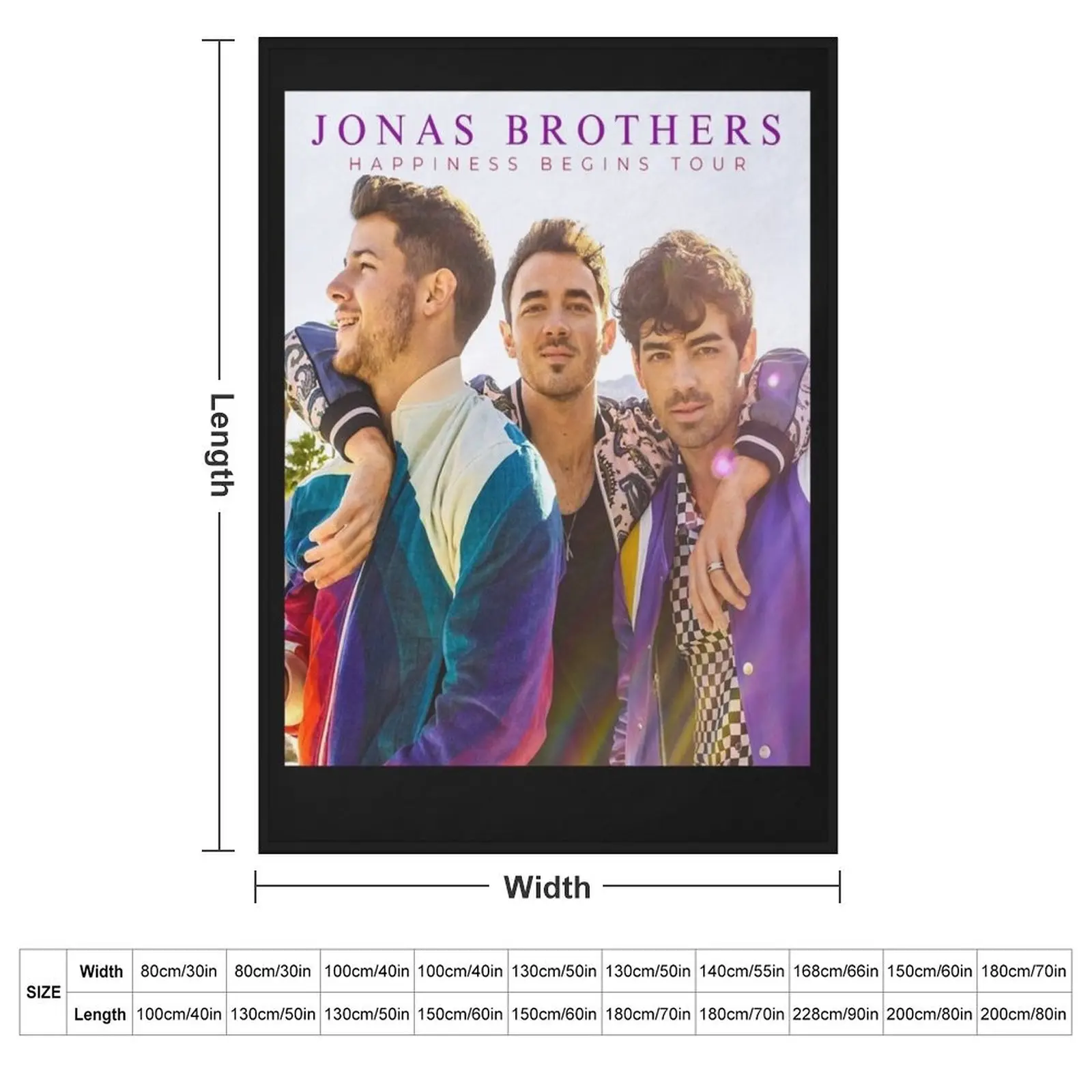 happiness begins the brothers tour 2020 2021 trans7 Essential Throw Blanket couch cozy soft plush fuzzy picnic outdoor blanket