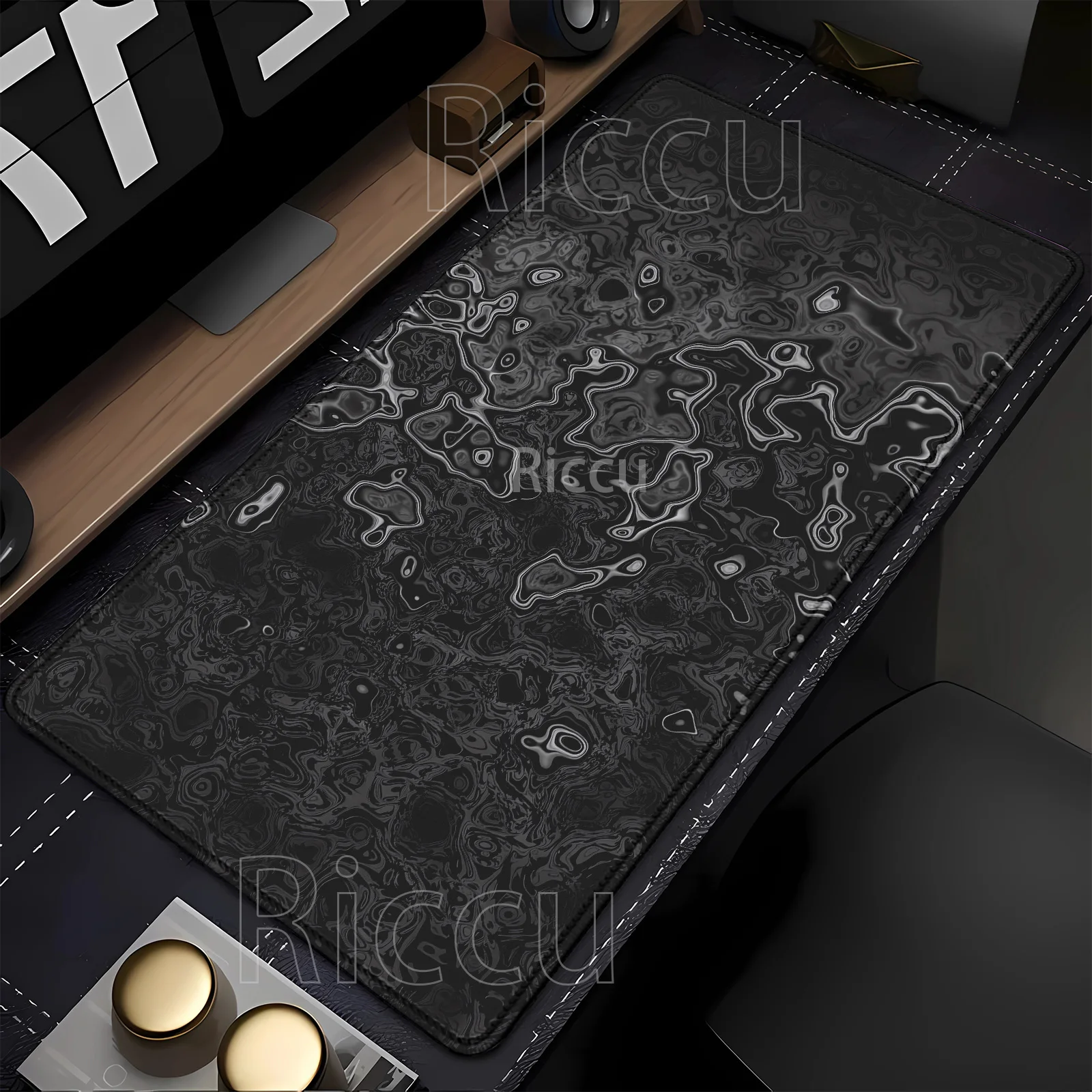 Gaming Mouse pad Strata Liquid fluid Art Swirl Large Keyboards HD Printing 900x400mm Computer Laptop Anime Keyboard XXL Desk Mat