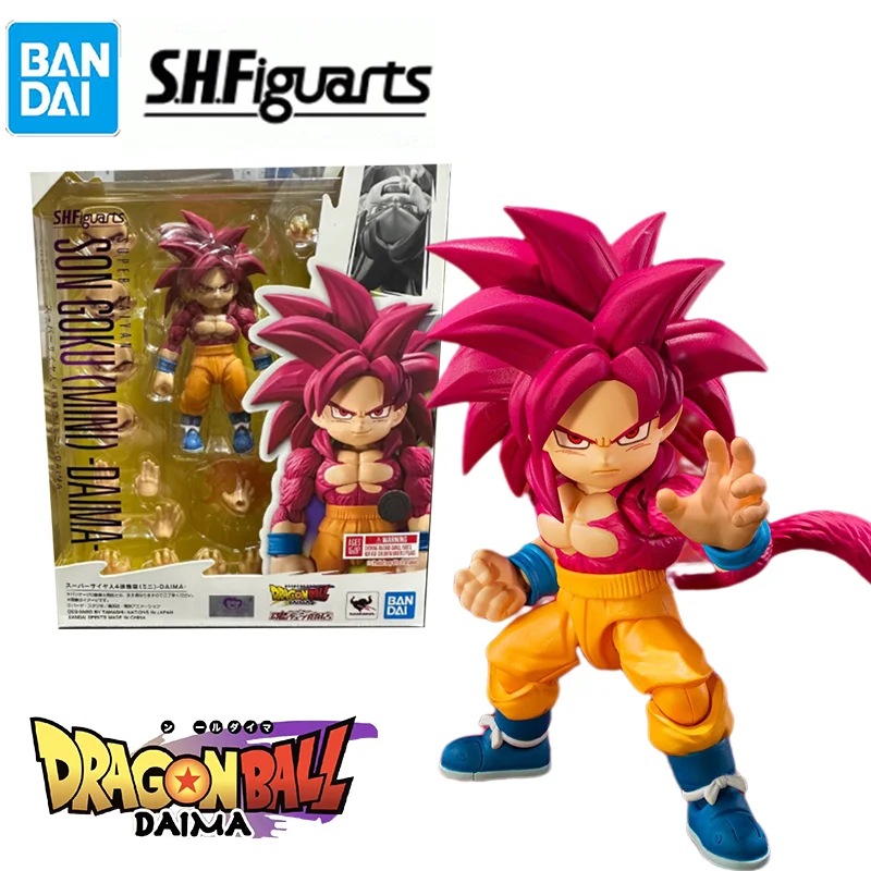 

В НАЛИЧИИ: Bandai S.H.Figuarts Dragon Ball SUPER SAIYAN SON GOKU MINI DAIMA — готовая модель аниме-фигурки бойца, подарок для детей