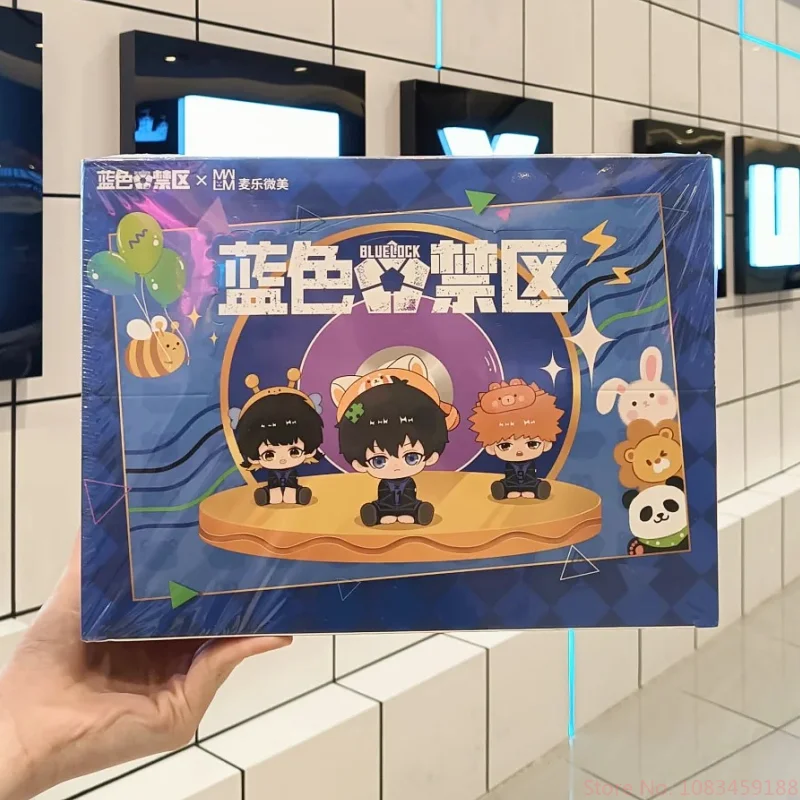 

Genuine New Arrival Blue Lock Cute Toy Series Blind Box Doll Anime Figure Q Version Kiyomizu Ichi Ito Shin Desktop Toy Gifts