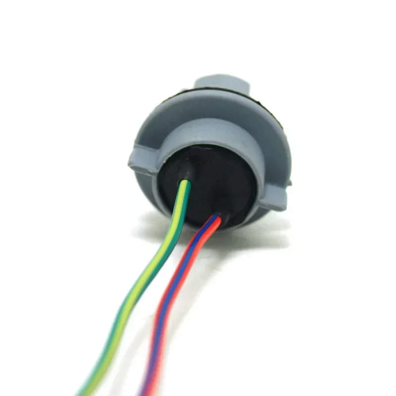 Conector T20 de 2 piezas para lámpara de coche, Cable 7443 de 10CM, 7440, 580 W21/5W, accesorios para bombillas LED