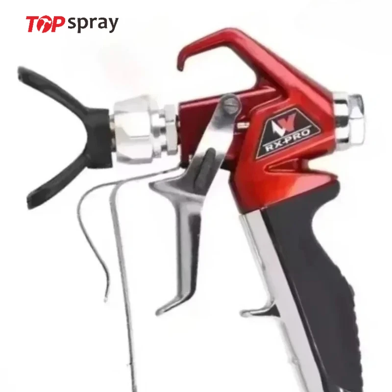 

Пистолет-распылитель Topspray 538020, красная серия RX-Pro, безвоздушный пистолет высокого давления с защитой 0538020, красковой пистолет