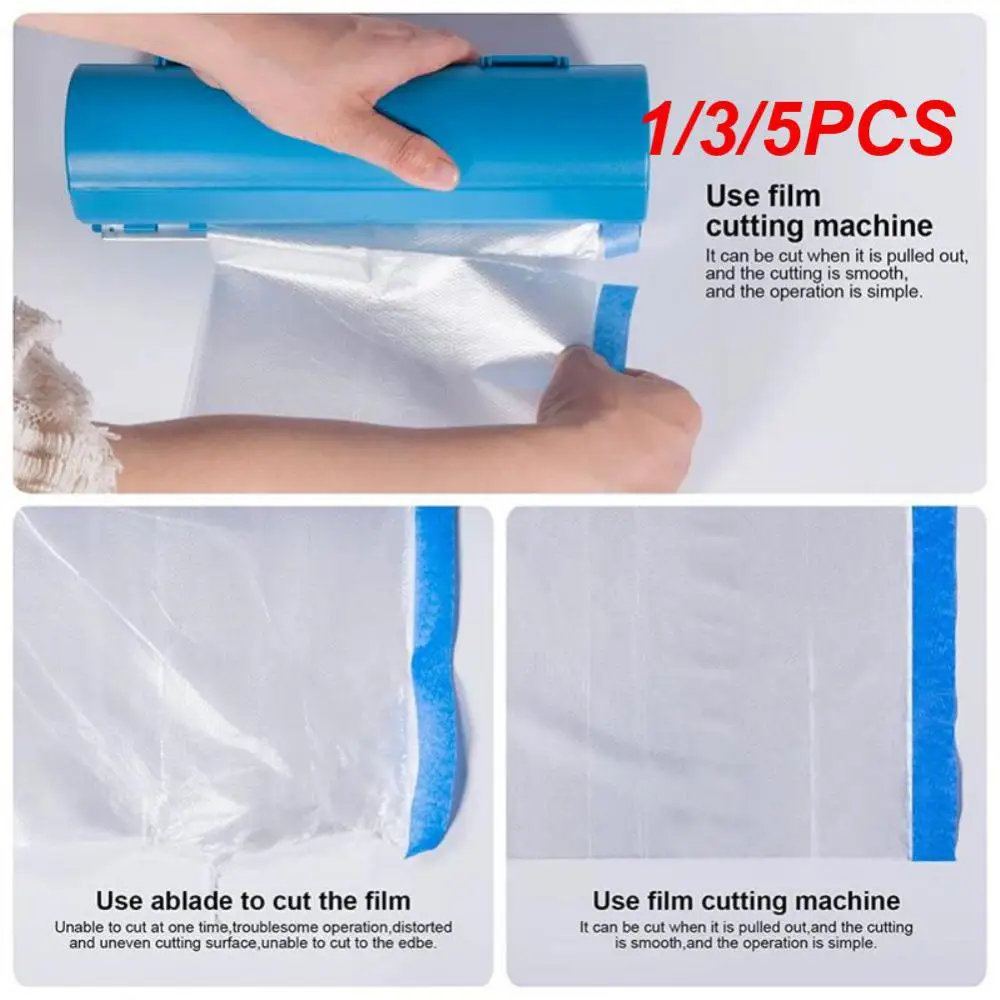 

1/3/5PCS Paint Protection Film Cutter With Spray Paint Masking Paper Painters Tool Masking Film Cutting Tool Adjustable