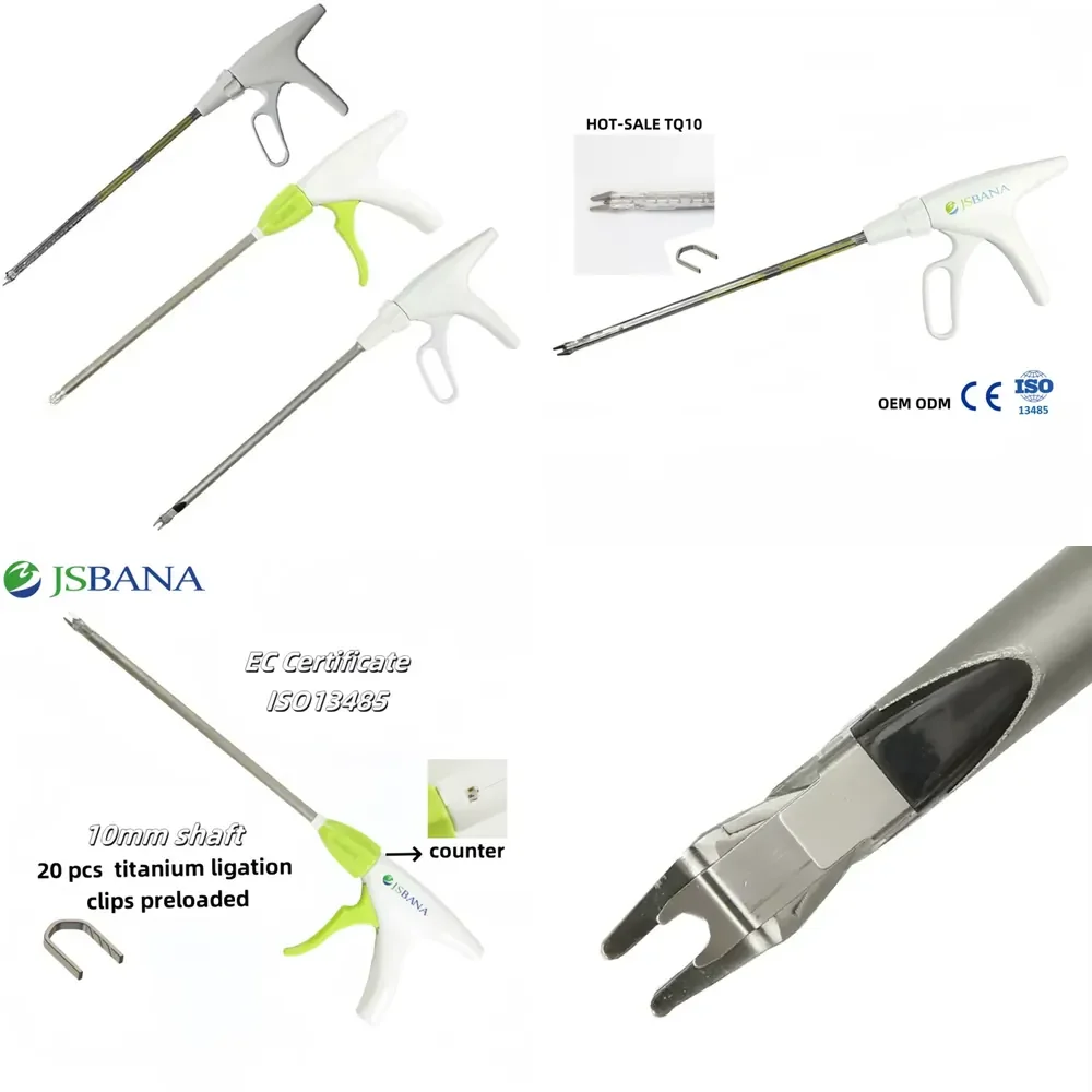 

2026 Continuous Titanium Clip Disposable Clip Applier 5/10mm with Integrated Counter