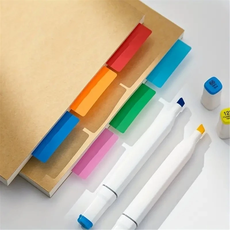 1 Schede Imposta indice Schede libri scrivibili Pagina Marker Schede File per Notebook H8WD