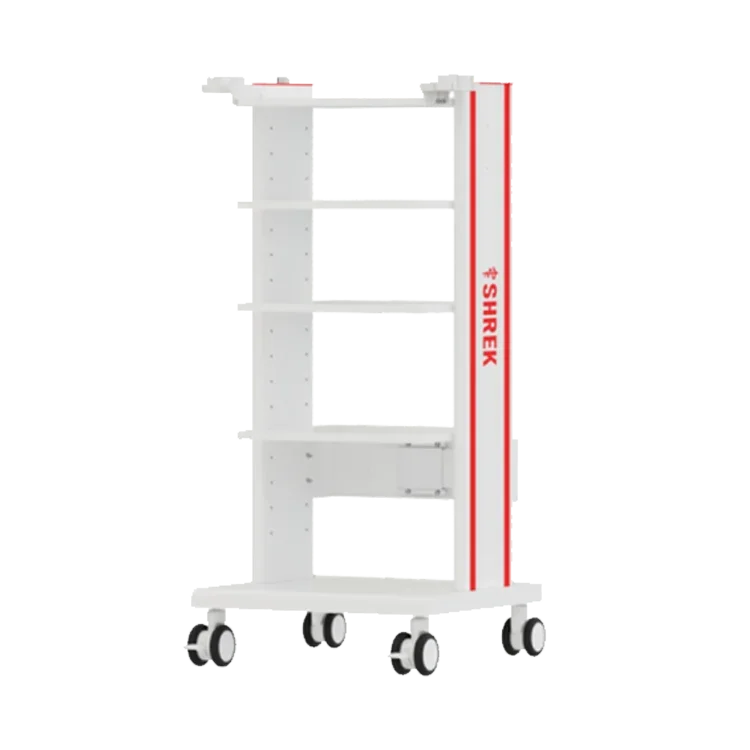 304 Stainless steel laparoscopy trolley for  tower equipment