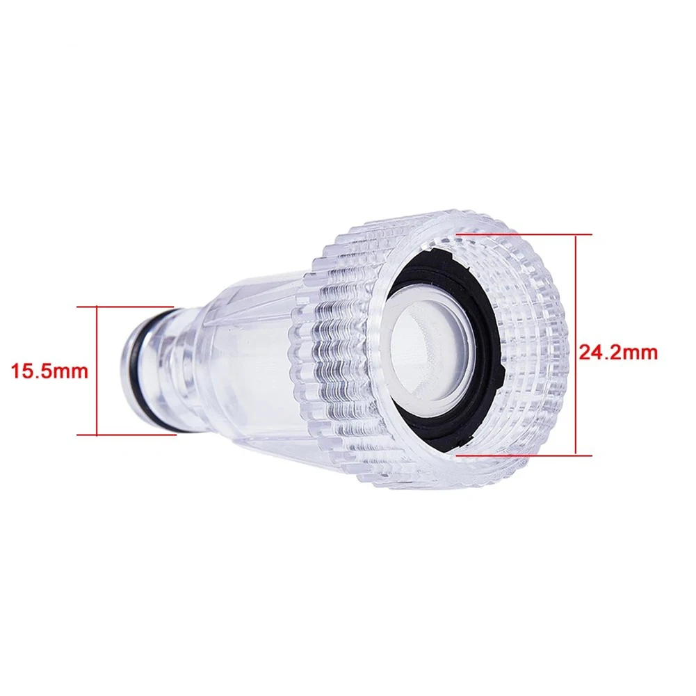 

Car Washer Adapter Pressure Washer Water Connector Filter Set Hose Pipe Fitting, Filter , Engineering Plastic Body Material