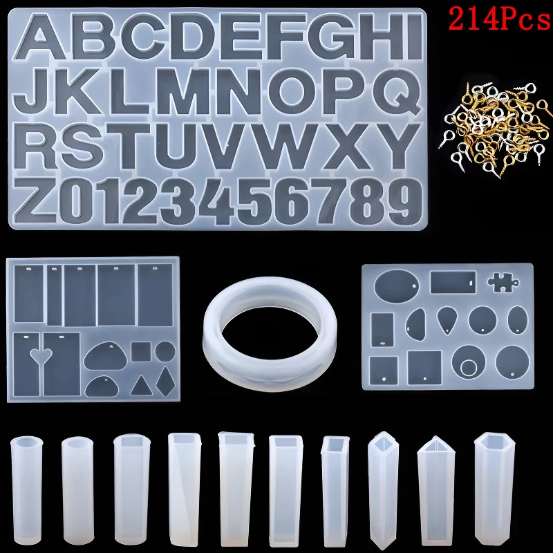 Silicone Molds Kit for Resin Jewellery Making