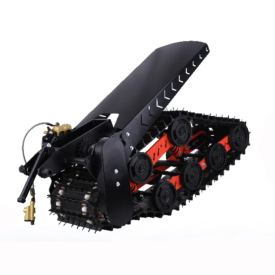 BIG New Design Pit Bike Dirt Bike Sled Sleigh Ski and Rear Wheel Rear Tracks for Go Kart UTV  ATV Snow Sand Snowmobile Tracks