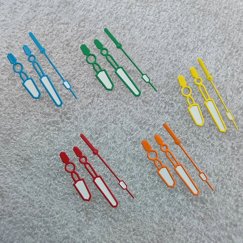 Watch Accessories NH35 Hands Green Luminous Hands Blue Green Red Hands Suitable for NH35 NH36 NH38 NH70 NH71 NH72 4R Movement