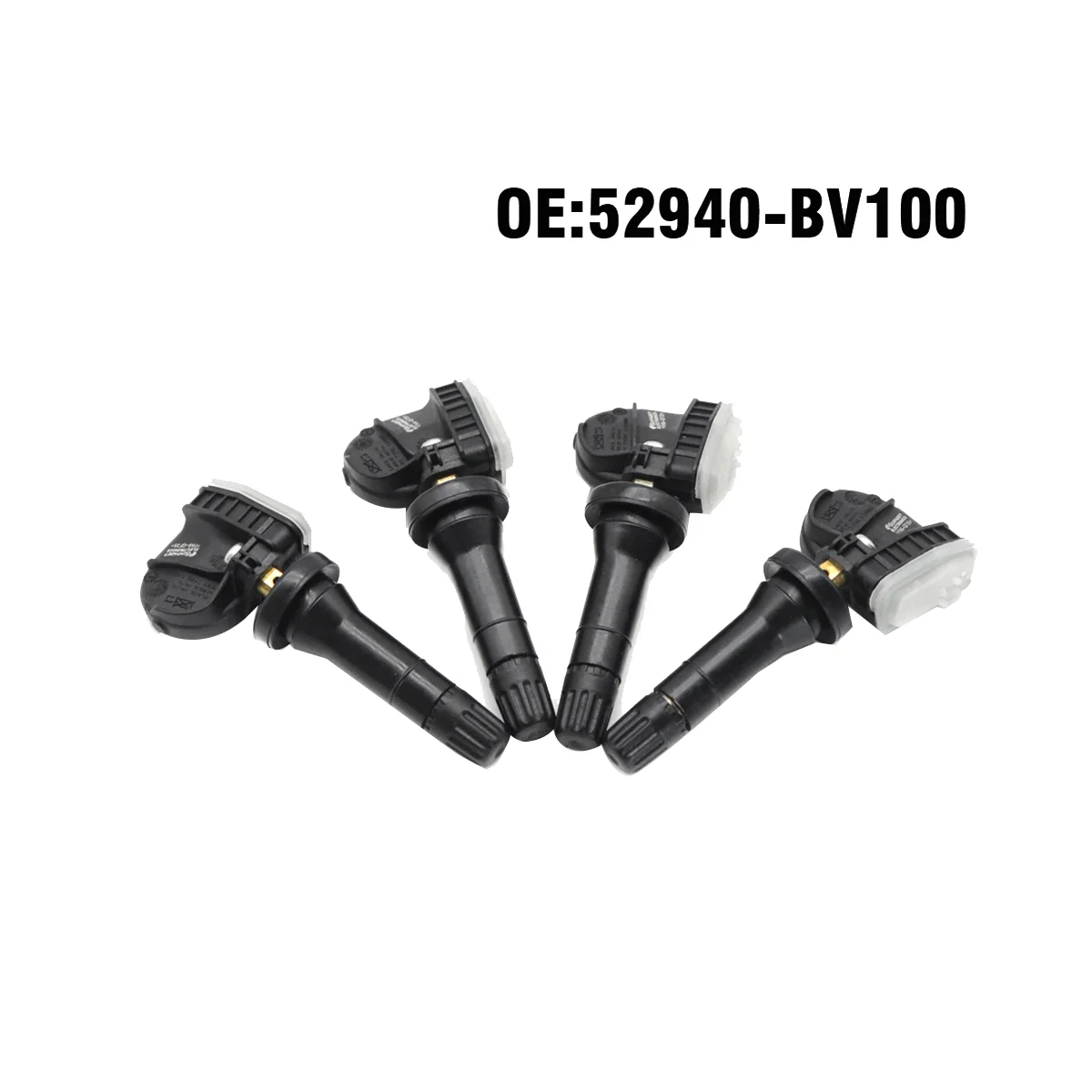 4Pcs Tire Pressure Sensor 43 Hz TPMS 52940-BV100 for Hyundai Creta H1 Van H100 Iload Staria Tucson Kia EV6 Sonet