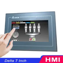 Delta-pantalla HMI de 7 pulgadas, interfaz de máquina humana con Ethernet, DOP107BV, DOP107CV, DOP107EV, DOP107EG, DOP107DV, DOP107WV
