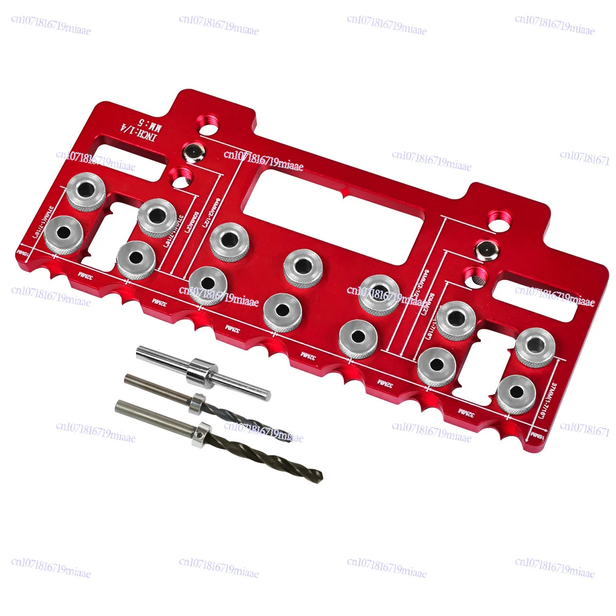 

Woodworking handle punching positioner, straight hole opening positioning fixture