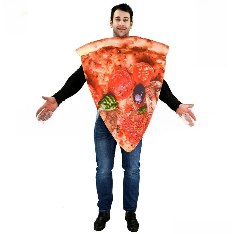 

Большой M треугольные ломтики пиццы Хэллоуин Пар Косплей Маскарадный костюм для выступлений Традиционная китайская этническая сценическая одежда