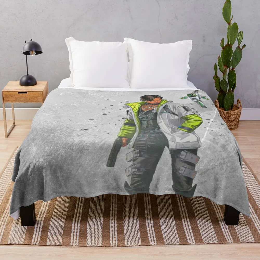 

Apex Legends Crypto Throw Blanket Hairy Blankets Sofa Blankets