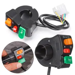 Tool Scooter Parts Light Horn Cornering Lamp On-Off Button Electric Bicycle Accessories E-bike Switch 3 In 1