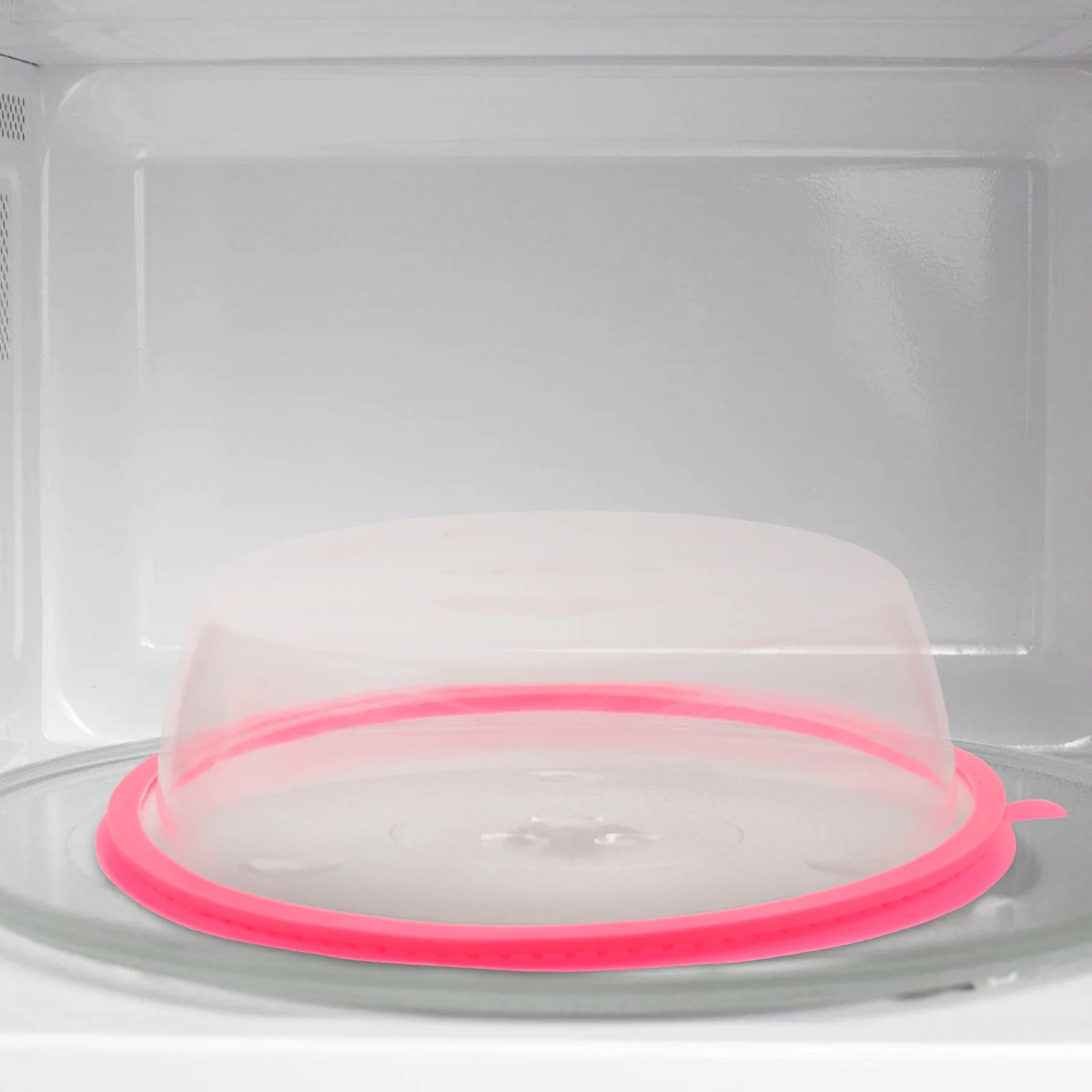 

4Pcs Microwave Splatter Lid Food Cover Plate Protector Sturdy Household Helper for Cooking and Dining Table Use