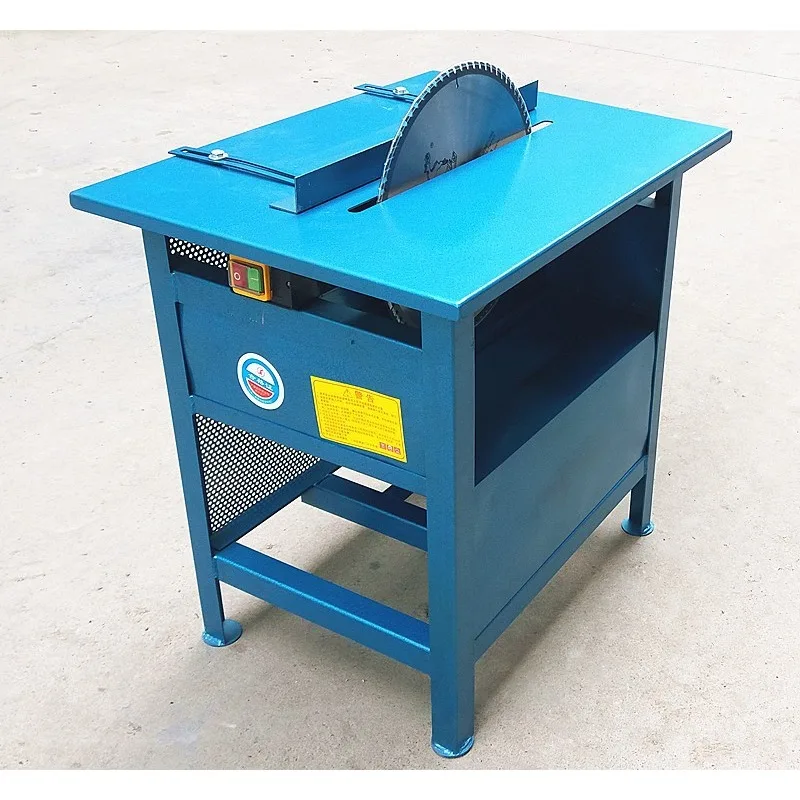 منشار قرصي النجارة لسطح المكتب المنزلي آلة قطع الخشب المستديرة رفع وخفض طاولة الدفع منشار كهربائي #2