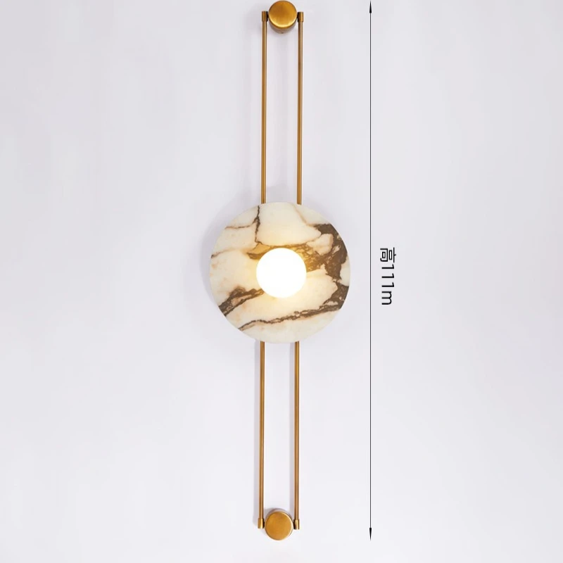 Nordic Baogeli Long Pole Wall Lamp Villa Corridor Hotel Bathroom Living Room Affordable Luxury