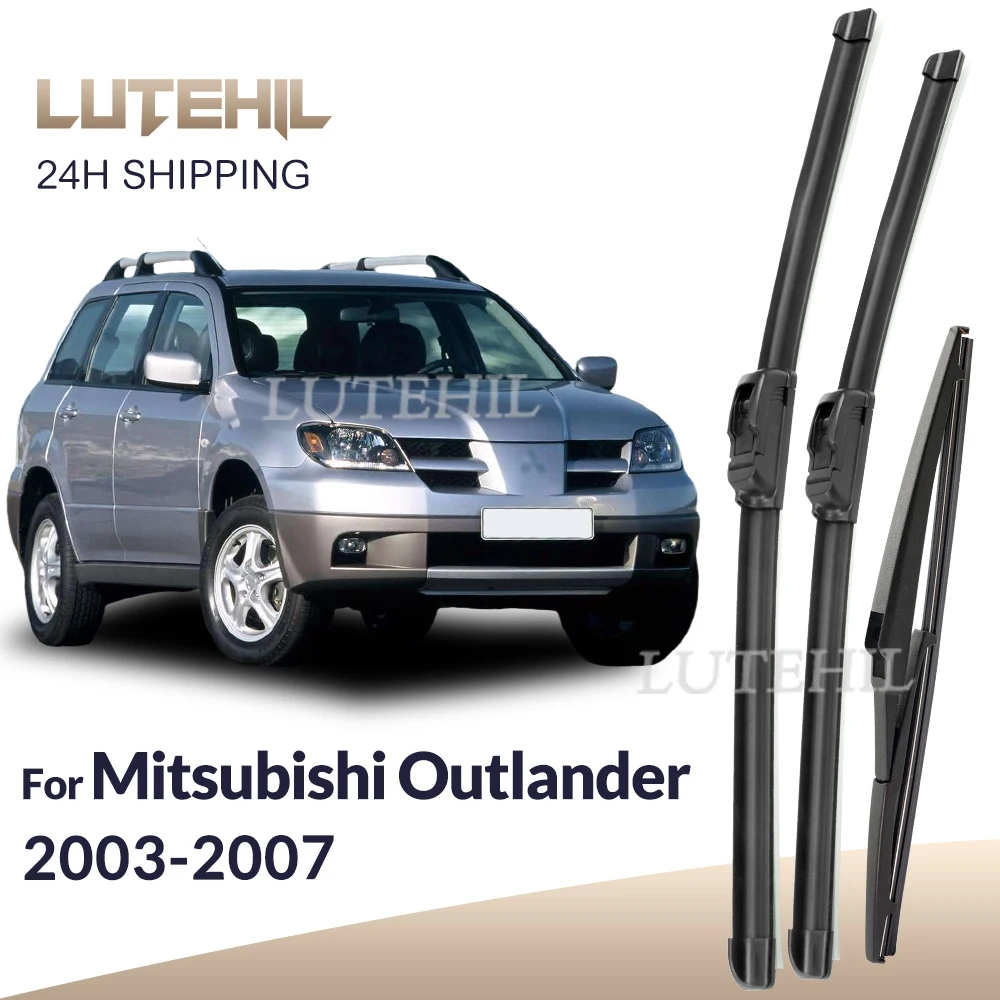 Für Mitsubishi Outlander MK1 2003-2007 2004 2005 2006 Wischer vorne hinten Wischerblätter Windschutzscheibe 22"+19"+14"