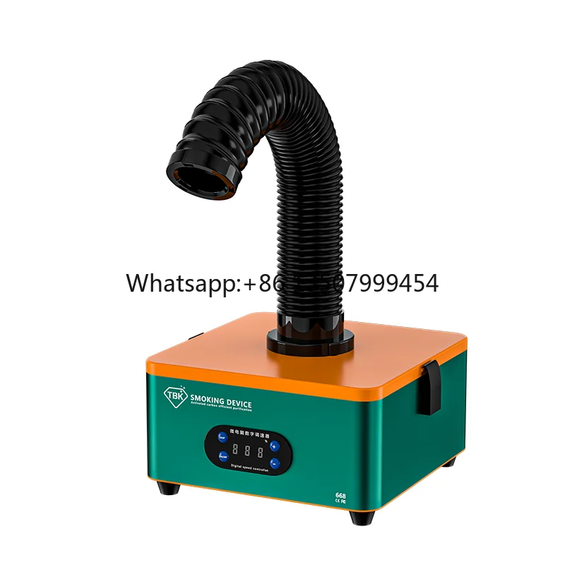 TBK 668 Soldering Welding Smoking Machine Mini High Efficiency Purification for Mobile Phone Motherboard Smoke Absorption Tool