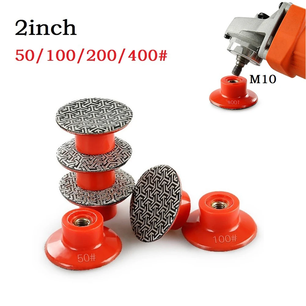 

Aggressive Removal Rate Red Sander Sanding Polishing Pads Electroplated Diamond Concrete Stone Inch Mm M Thread