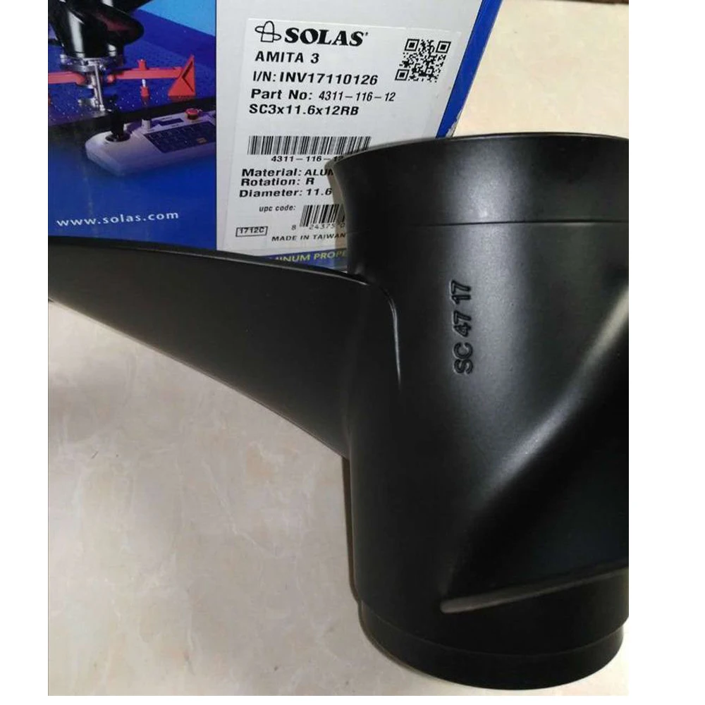 Boat Engine Propeller for Suzuki Outboard Motor – 2-Stroke 40–50HP / 4-Stroke 40–60HP (11 1/4 x 12)