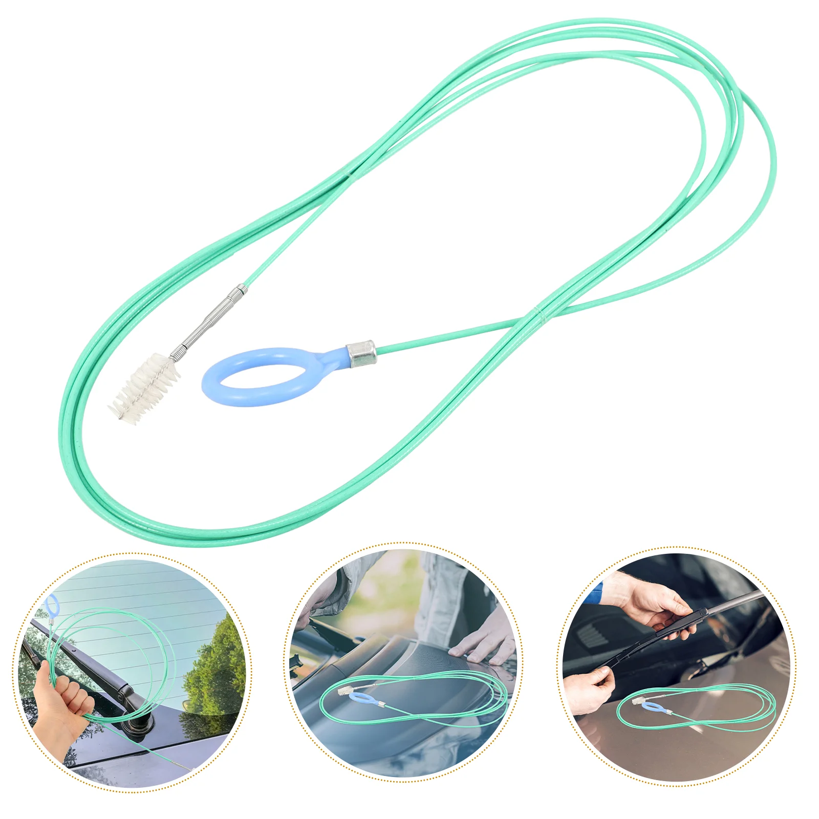 Unclog Extra Long Pipe Cleaner Wiper Drain Hole Car Roof Cars Windshield Tool Cleaning Brush Super Fridge Drainage