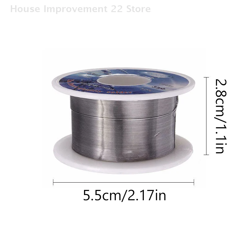 고순도 주석 라인 0.3mm 와이어 솔더 삼키기 플럭스 릴 용접 라인 수리를위한 납 로진 코어 주석 와이어 낮은 융점