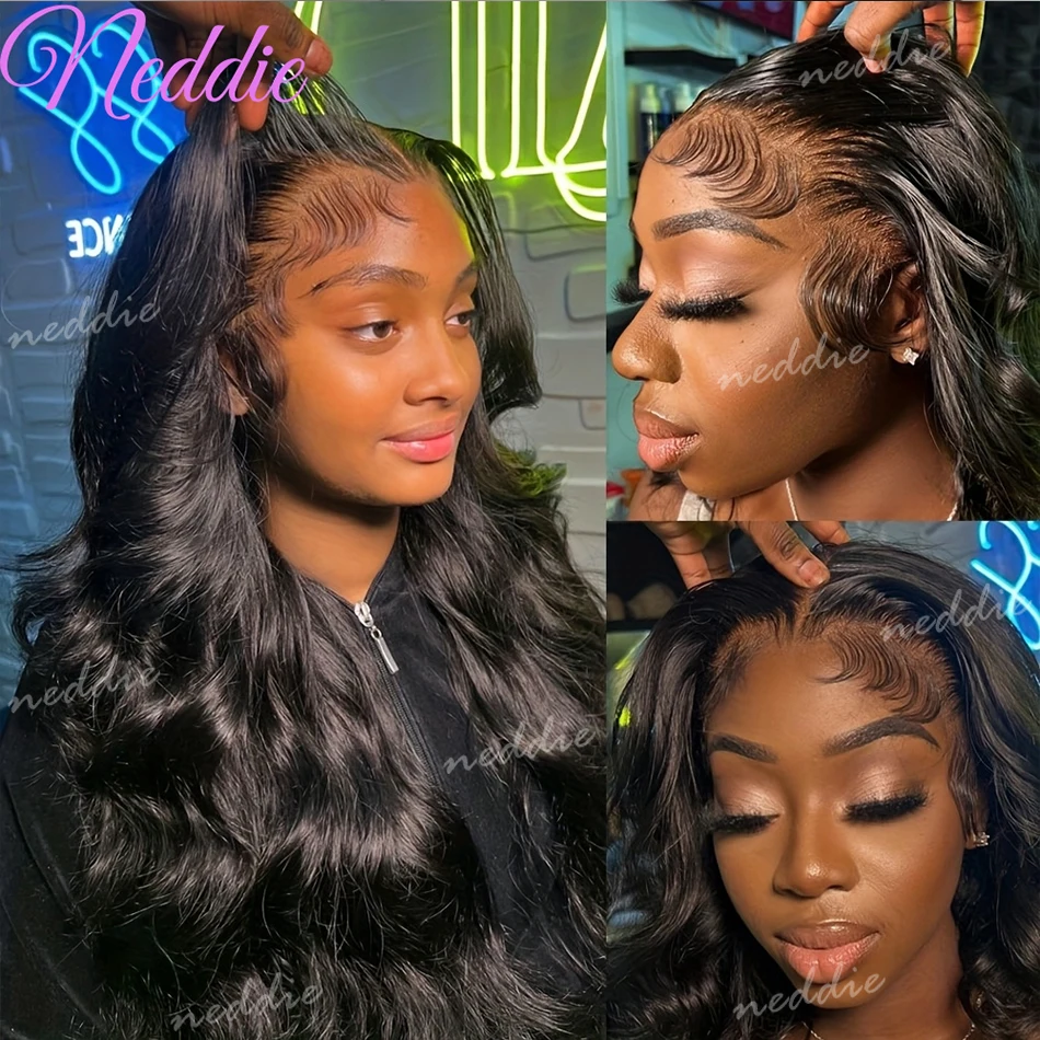 

Натуральный парик из человеческих волос с естественной волной, 13x6 HD, 100% прозрачный, бразильский, с предварительно выщипанными прядями, для женщин, волнистый, недорогой