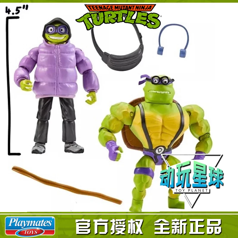 ตุ๊กตาเต่านินจาสีสันสดใส รุ่นโรงละคร ฉบับกล้ามโต ราคาแพง ของสะสมจากภาพยนตร์การ์ตูน ฟิกเกอร์โมบาย T