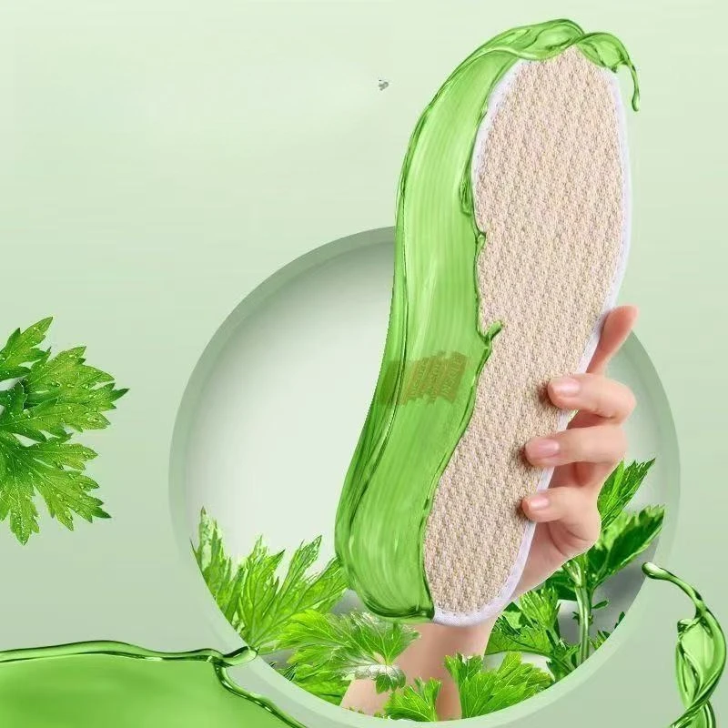 

Льняная стелька из чистого хлопка, хлопчатобумажная ткань, дышащий, впитывающий пот дезодорант, дезодорант из полыни и ароматная мягкая подошва