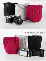 Neoprene Camera Case For Canon M200 M100 M6 M3 G12 G15 G7X2 G7X3 SX740 Sony ZVE10 A6700 A6400 A5000 FujiFilm XS20 X100VI XA3 XM5