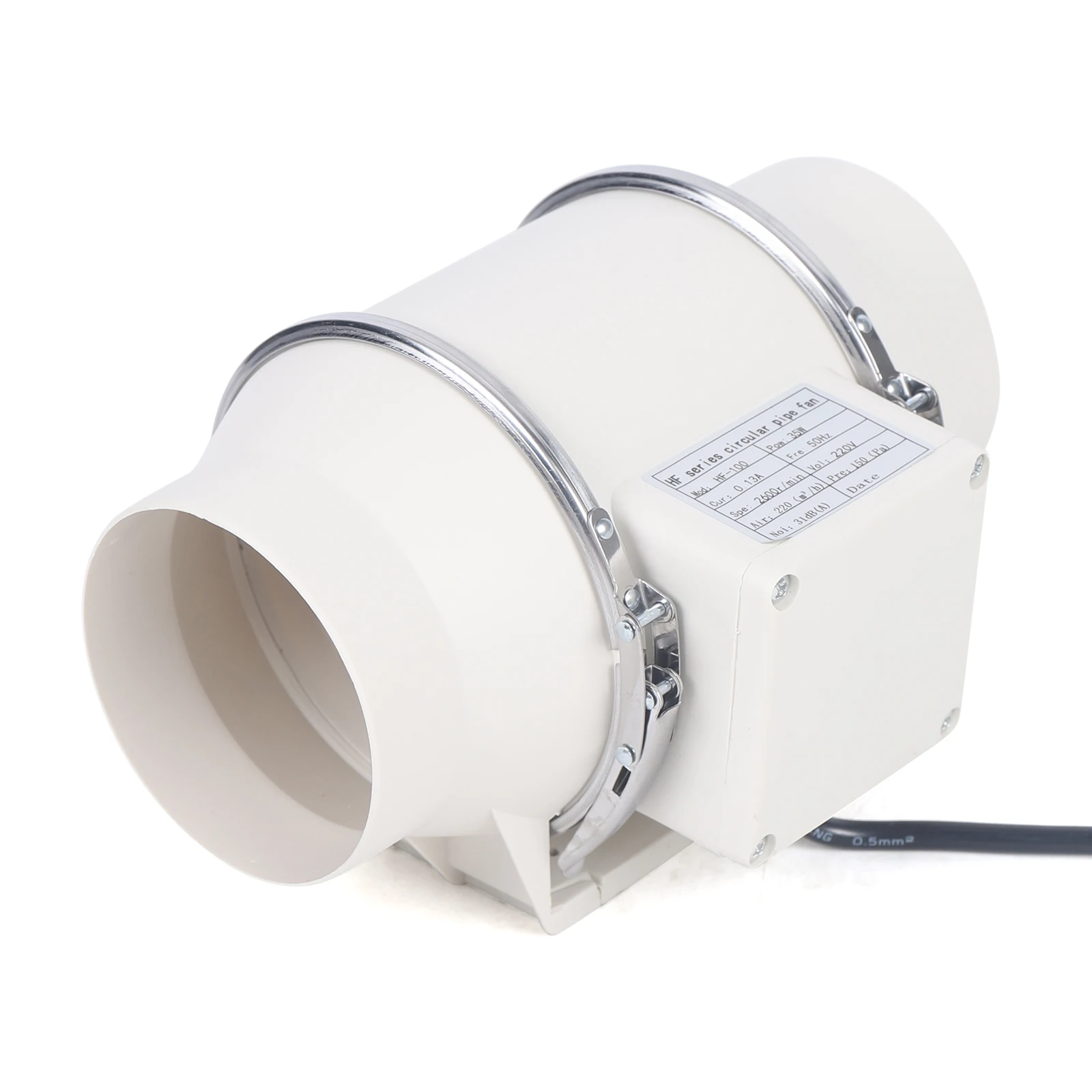 YIYIBYUS 220V Afzuigventilatoren Pijpkanaal Ventilatie Fan Stille Badkamer Extractor Ventilatie Keuken Wc Muur Afzuigkanaal Fan - afbeelding 1