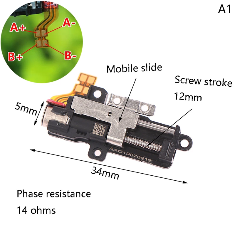 1Pc DC5V Screw Slide Stepper Motor Precision Planetary Deceleration Lift Motor Mini Push Rod Motor Long Linear Actuator