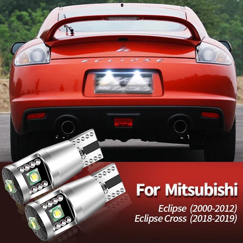 

2pcs Canbus White LED License Plate Light W5W T10 For Mitsubishi Eclipse 2000-2012 Number License Plate Lamps Car Accessories